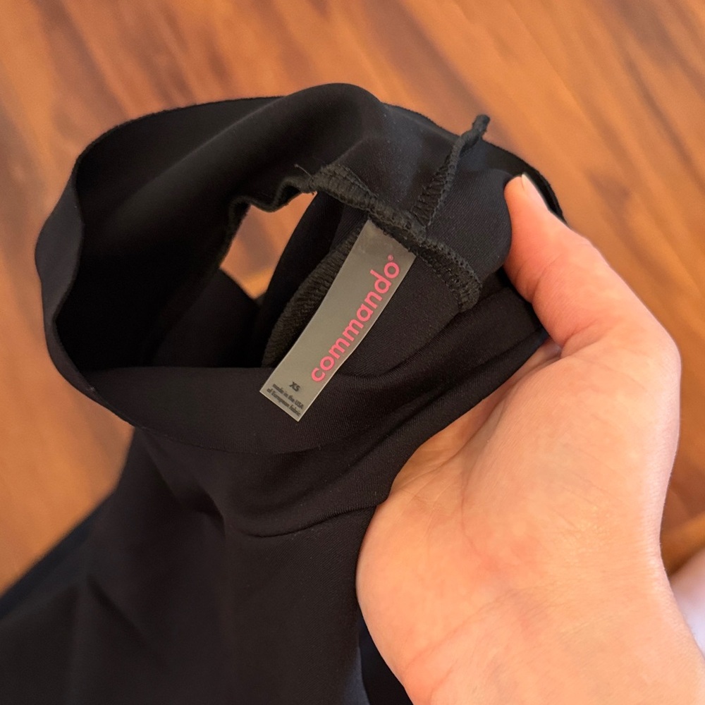 Commando Women's Neoprene Turtleneck Midi Dress XS - Picture 7 of 9